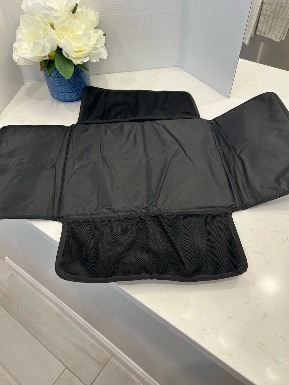 kate spade Black Foldable Travel Changing pad